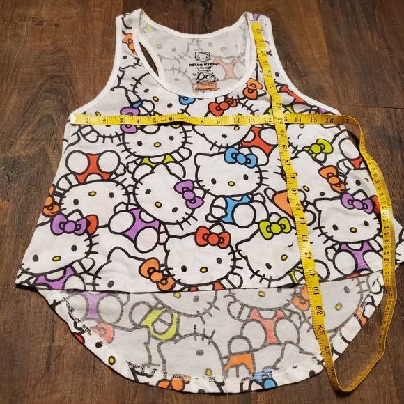 Hello Kitty M Crop Top Sleeveless Graphic Tank Sanrio - Picture 4 of 4